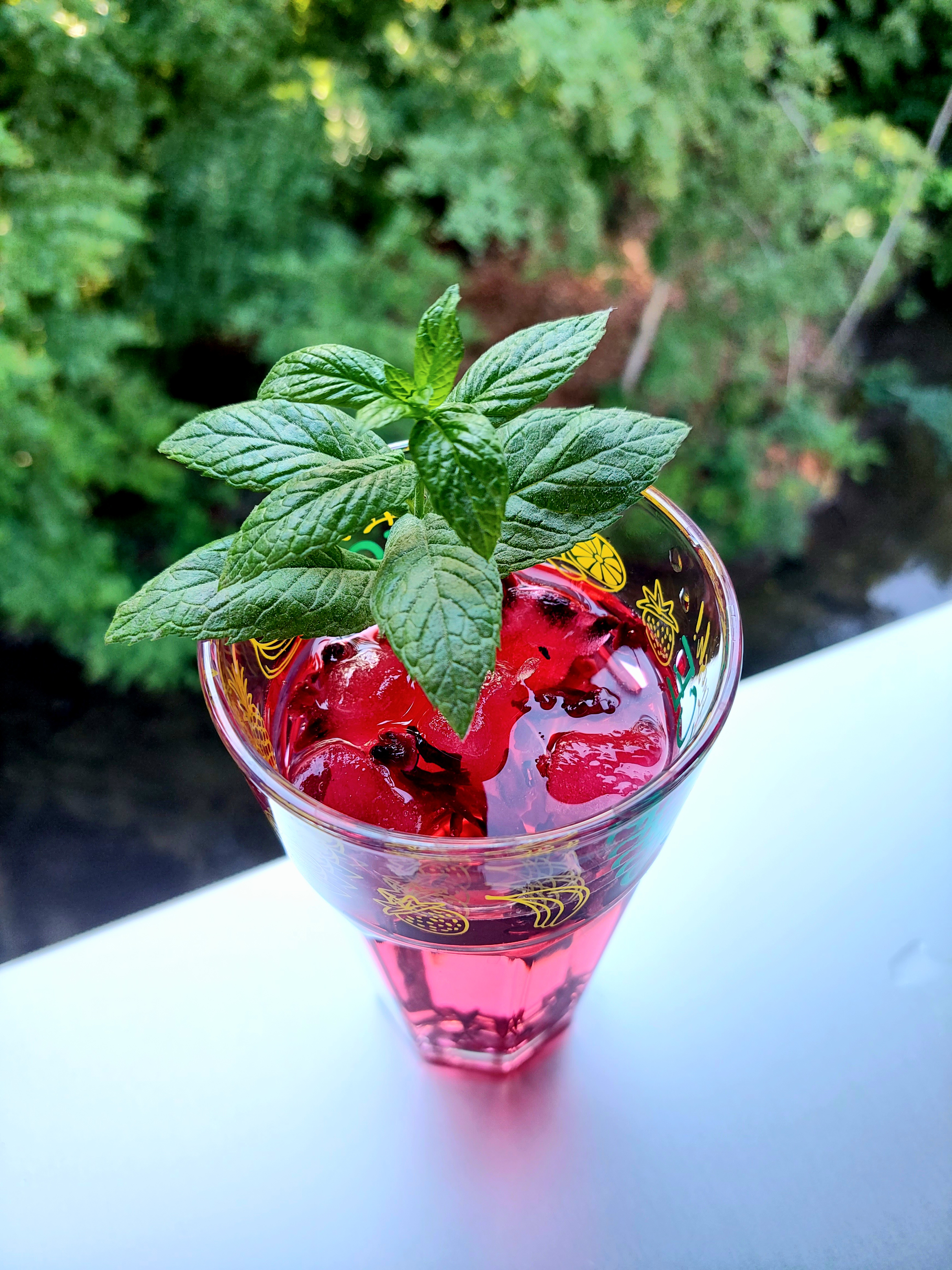 glaçons fleurs d'hibiscus